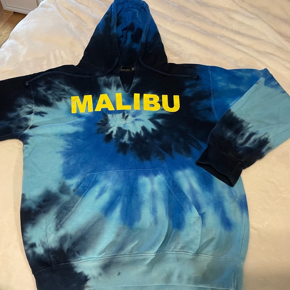 JET John Eshaya MALIBU Tie-Dye Hoodie long-sleeve sweatshirt size S